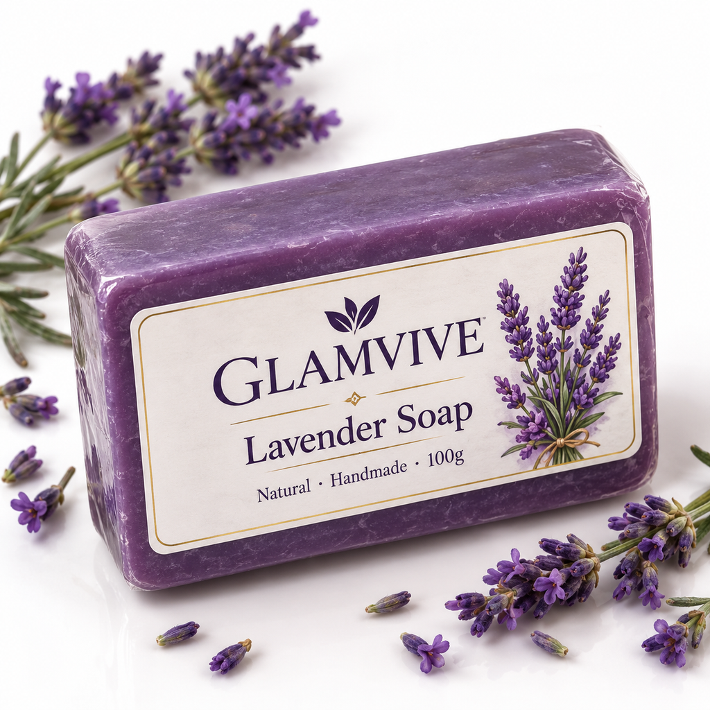Glamvive Lavender Calm Soap Bar