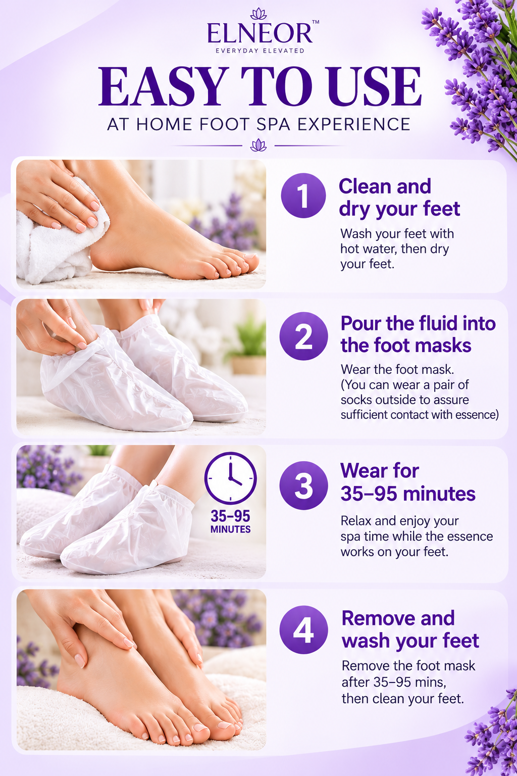 ELNEOR spa like care for softer smoother feet