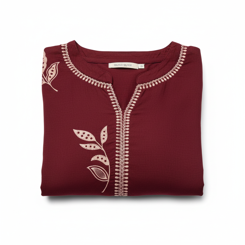 Folded presentation view