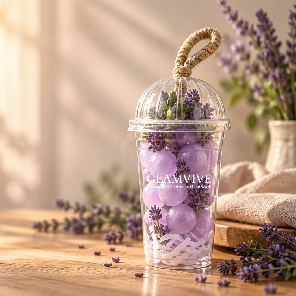 Lavender hand wash front view