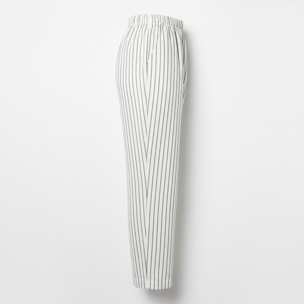 Side view showing silhouette and fit