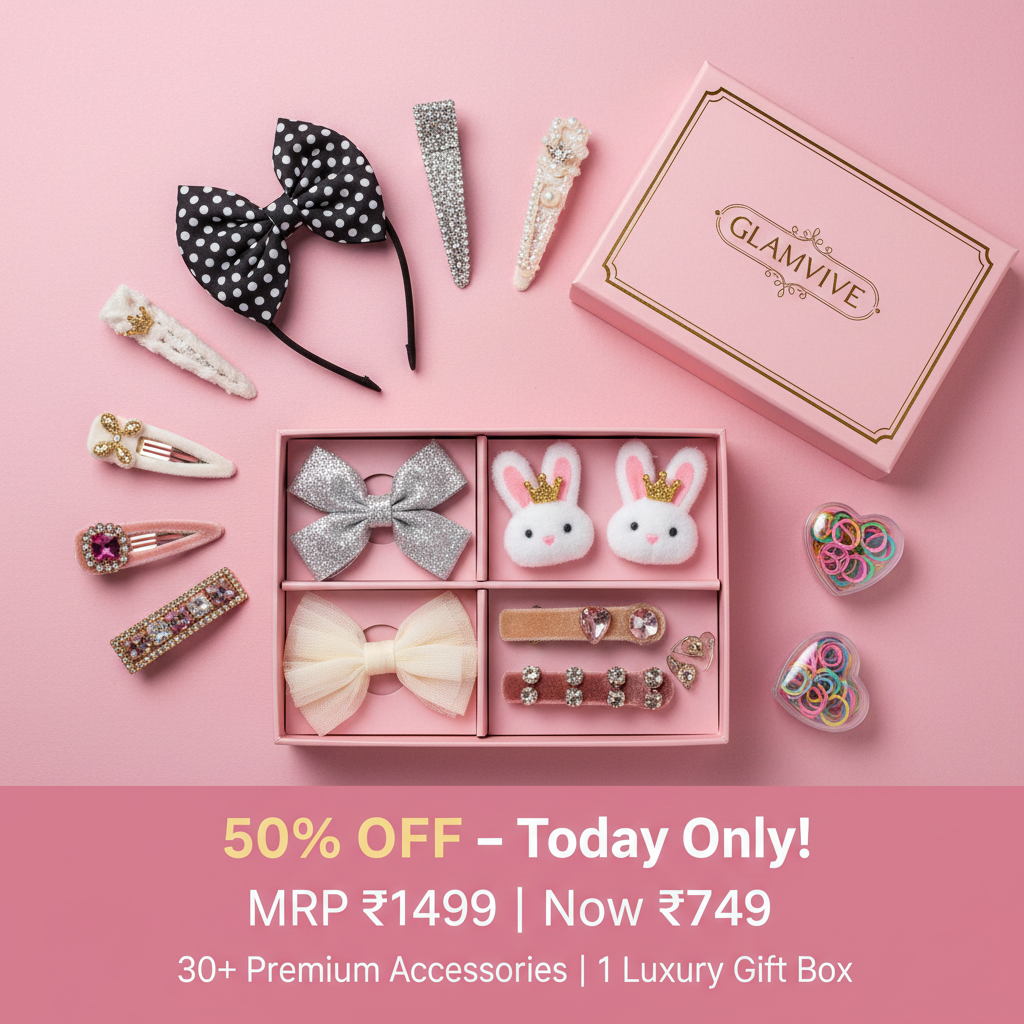 GLAMVIVE Kids Special – Deluxe Bow & Hair Accessories Edit