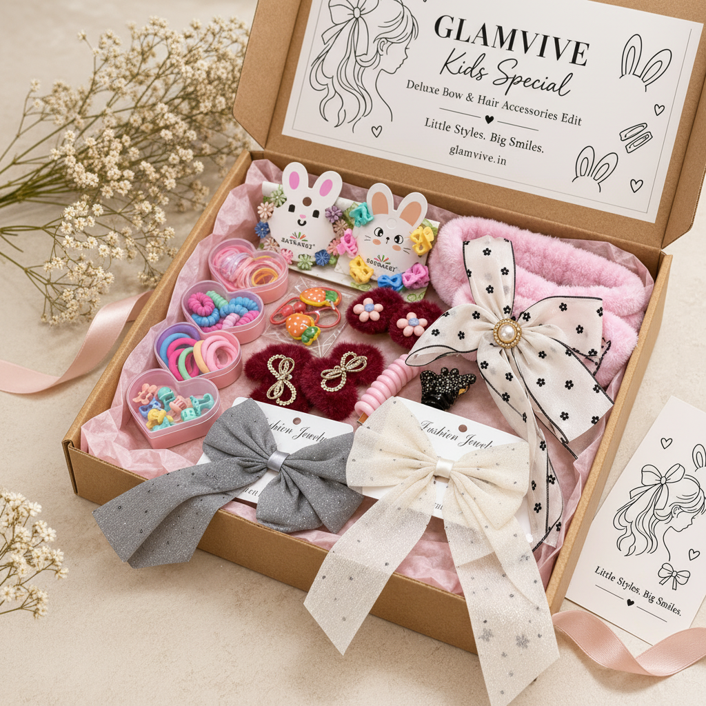 GLAMVIVE Kids Special – Deluxe Bow & Hair Accessories Edit