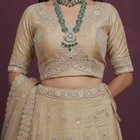 Close-up embroidery details