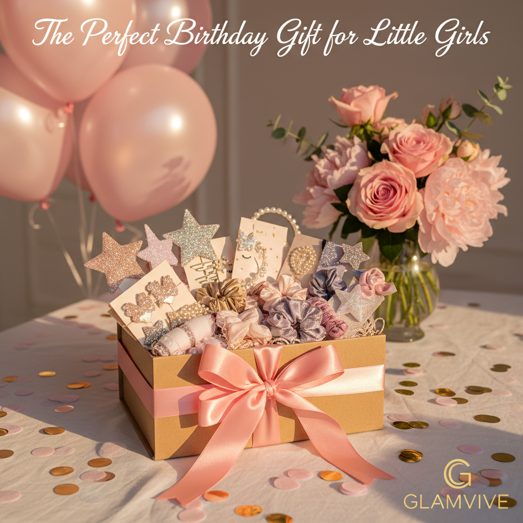 GLAMVIVE Girls Accessories Edit – 20+ Piece Kids Hair Accessories Gift Set