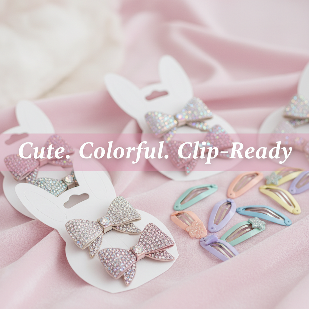 GLAMVIVE Girls Accessories Edit – 20+ Piece Kids Hair Accessories Gift Set